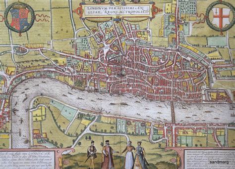 tudor area|tudor map of london.